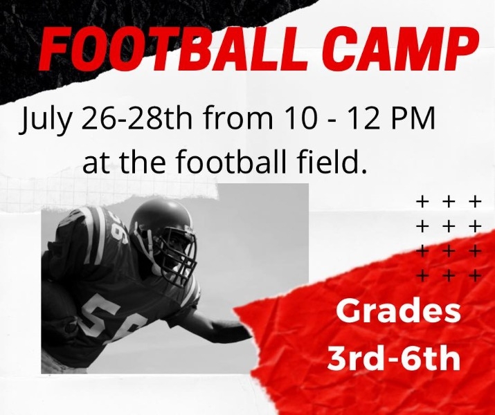 Geary Schools 3rd6th Grade Football Camp July 2628